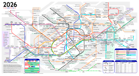 London Tube map 2026